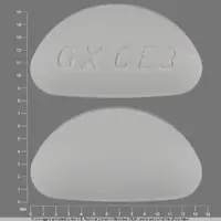 Amerge (Naratriptan [ nar-a-trip-tan ])-GX CE3-1 mg-White-U-shape