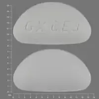 Amerge (Naratriptan [ nar-a-trip-tan ])-GX CE3-1 mg-White-U-shape