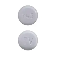 Amethyst (Ethinyl estradiol and levonorgestrel [ eth-in-ill-ess-tra-dye-ol-and-lee-vo-nor-jess-trel ])-TV Y45-ethinyl estradiol 20 mcg / levonorgestrel 90 mcg-White-Round