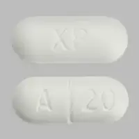 Amicar (Aminocaproic acid [ a-mee-noe-ka-proe-ik-as-id ])-XP A 20-1000 mg-White-Oval