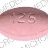 Amoxil (Amoxicillin [ am-ox-i-sil-in ])-AMOXIL 125-125 mg-Pink-Oval