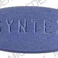 Anaprox-ds (Naproxen [ na-prox-en ])-ANAPROX  DS SYNTEX-550 mg-Blue-Oval