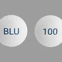 Ayvakit (Avapritinib)-BLU 100-100 mg-White-Round