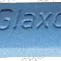 Ceftin (Cefuroxime (oral/injection) [ sef-ue-rox-eem ])-GLAXO 394-500 mg-Blue-Oval