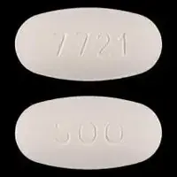 Cefzil (Cefprozil [ sef-proe-zil ])-500 7721-500 mg-White-Oval