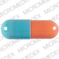 Cellcept (Mycophenolate mofetil (oral/injection) [ mye-koe-fen-oh-late-moe-fe-til ])-CellCept 250 Roche-250 mg-Orange & Turquoise-Capsule-shape