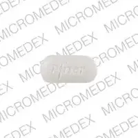 Chantix (Varenicline [ ver-en-e-kleen ])-Pfizer CHX 0.5-0.5 mg-White-Oval