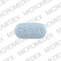 Chantix (Varenicline [ ver-en-e-kleen ])-Pfizer CHX 0.5-0.5 mg-White-Oval