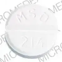 Diuril (oral/injection) (Chlorothiazide (oral/injection) [ klor-oh-thye-a-zide ])-DIURIL MSD 214-250 mg-White-Round