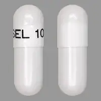 Koselugo (Selumetinib [ sel-ue-met-i-nib ])-SEL 10-10 mg-White-Capsule-shape