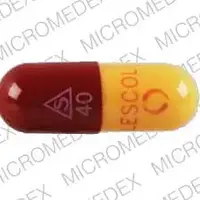 Lescol (Fluvastatin [ floo-va-sta-tin ])-S 40 LESCOL-40 mg-Red & Yellow-Capsule-shape