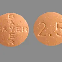 Levitra (Vardenafil [ var-den-a-fil ])-BAYER BAYER 2.5-2.5 mg-Orange-Round