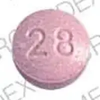 Levlen (Ethinyl estradiol and levonorgestrel [ eth-in-ill-ess-tra-dye-ol-and-lee-vo-nor-jess-trel ])-B 28-inert-Pink-Round