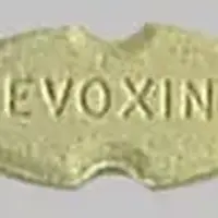 Levoxyl (Levothyroxine [ lee-voe-thye-rox-een ])-LEVOXINE dp 88-0.088 mg-Green-Oval