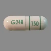 Lipofen (Fenofibrate [ fen-oh-fye-brate ])-G248 150-150 mg-White-Capsule-shape