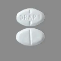 Orap (Pimozide [ pim-oh-zide ])-ORAP 1-1 mg-White-Oval