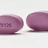 Orkambi (Ivacaftor and lumacaftor [ eye-va-kaf-tor-and-loo-ma-kaf-tor ])-2V125-ivacaftor 125 mg / lumacaftor 200 mg-Pink-Oval