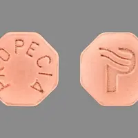 Propecia (Finasteride [ fin-as-ter-ide ])-P PROPECIA-1 mg-Orange-Eight-sided