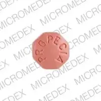 Propecia (Finasteride [ fin-as-ter-ide ])-P PROPECIA-1 mg-Orange-Eight-sided