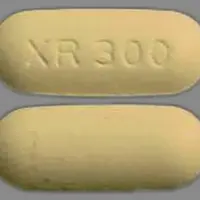 Seroquel xr (Quetiapine [ kwe-tye-a-peen ])-XR 300-300 mg-Yellow-Oval