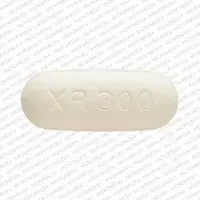 Seroquel xr (Quetiapine [ kwe-tye-a-peen ])-XR 300-300 mg-Yellow-Oval