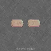 Serzone (Nefazodone [ ne-faz-oh-done ])-BMS 40 31-50 mg-Pink-Six-sided