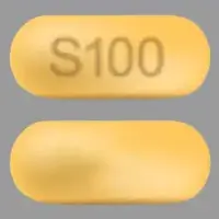 Seysara (Sarecycline [ sar-e-sye-kleen ])-S100-100 mg-Yellow-Capsule-shape