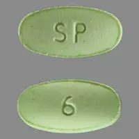 Silenor (Doxepin [ dox-e-pin ])-6 SP-6 mg-Green-Oval