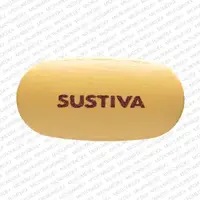 Sustiva (Efavirenz [ e-fav-ir-enz ])-SUSTIVA SUSTIVA-600 mg-Yellow-Oval