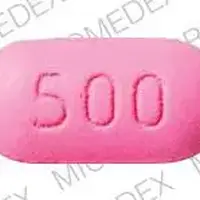 Tindamax (Tinidazole [ tye-nye-da-zole ])-P L 500-500 mg-Pink-Oval