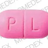 Tindamax (Tinidazole [ tye-nye-da-zole ])-P L 500-500 mg-Pink-Oval