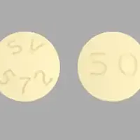 Tivicay (Dolutegravir [ doe-loo-teg-ra-vir ])-SV 572 50-50 mg-Yellow-Round