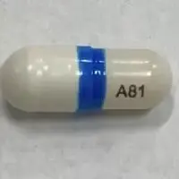 Vazalore (Aspirin (oral) [ as-pir-in ])-A81-81 mg-Blue & White-Capsule-shape