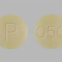 Wp thyroid (Thyroid desiccated [ thye-roid ])-P 050-32.5 mg (½ grain)-Yellow-Round