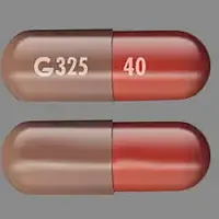 Absorica (Isotretinoin (oral) [ eye-so-tret-i-noyn ])-G 325 40-40 mg-Brown / Red-Capsule-shape