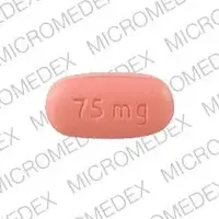 Actonel (Risedronate [ ris-ed-roe-nate ])-RSN 75 mg-75 mg-Pink-Oval