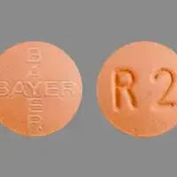 Adempas (Riociguat [ rye-oh-sig-ue-at ])-BAYER BAYER R 2-2 mg-Peach-Round