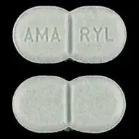 Amaryl (Glimepiride [ glye-mep-ir-ide ])-AMA RYL-2 mg-Green-Figure eight-shape