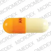 Anafranil (Clomipramine [ kloe-mi-pra-meen ])-ANFRANIL 25 mg M-25 mg-Orange & White-Capsule-shape