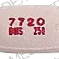 Cefzil (Cefprozil [ sef-proe-zil ])-7720 BMS 250-250 mg-Pink-Oval