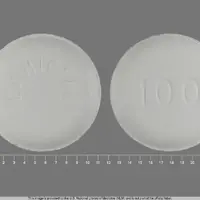 Lamictal odt (Lamotrigine [ la-moe-tri-jeen ])-LAMICTAL 100-100 mg-White-Round