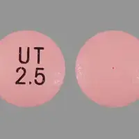 Orenitram titration kit month 3 (Treprostinil (oral) [ tre-pros-ti-nil ])-UT 2.5-2.5 mg-Pink-Round