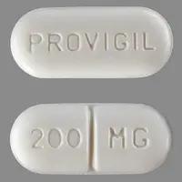 Provigil (Modafinil [ moe-daf-i-nil ])-PROVIGIL 200 MG-200 mg-White-Oval