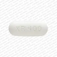 Seroquel xr (Quetiapine [ kwe-tye-a-peen ])-XR 400-400 mg-White-Oval