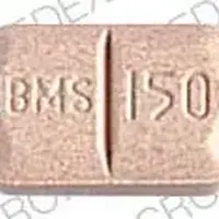 Serzone (Nefazodone [ ne-faz-oh-done ])-BMS 150 39-150 mg-Pink-Six-sided