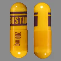 Sustiva (Efavirenz [ e-fav-ir-enz ])-SUSTIVA 200 mg-200 mg-Yellow-Capsule-shape