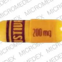 Sustiva (Efavirenz [ e-fav-ir-enz ])-SUSTIVA 200 mg-200 mg-Yellow-Capsule-shape