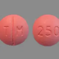 Tindamax (Tinidazole [ tye-nye-da-zole ])-T M 250-250 mg-Pink-Round