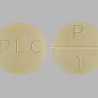 Wp thyroid (Thyroid desiccated [ thye-roid ])-RLC P 1-65 mg (1 grain)-Yellow-Round