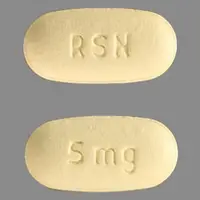Actonel (Risedronate [ ris-ed-roe-nate ])-5 mg RSN-5 mg-Yellow-Oval